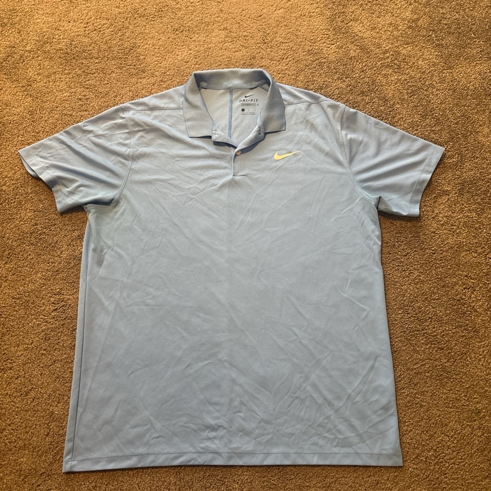 Nike Blue Polo Shirt Casual Wear - Picture 1 of 5